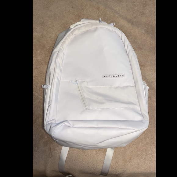 alphalete backpack white